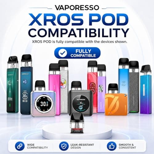 VAPORESSO XROS Pod Cartridges 0.8 Ohm Mesh [Pack of 4] — view 3
