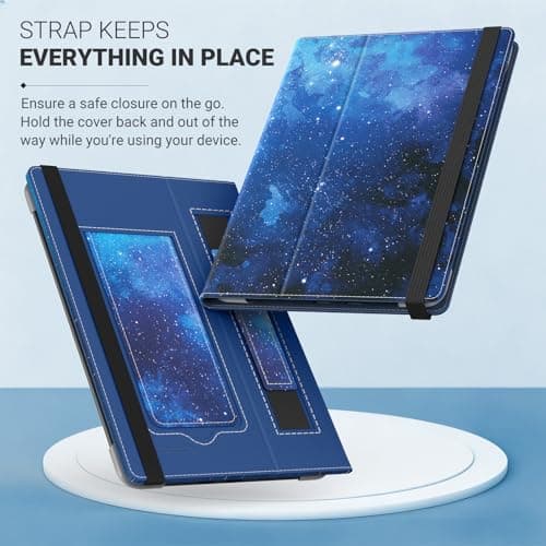 MoKo Case for 6.8,7 Inch Kindle Paperwhite eReaders Tablets, Blue Starry — view 6