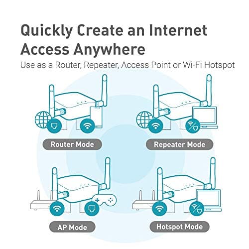 GL.iNet GL-AR300M16-Ext Mini Travel Wi-Fi Router OpenWrt 2 Ethernet Ports — view 4