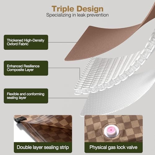 UTJEFVS 4 Pack Heavy Duty Vacuum Storage Bags - Thick Oxford Cloth Clothes Storage Reusable Vacuum Sealer Bags With Double Zipper And Leak-Proof Valve For Moving, Travel,Wardrobe — view 4