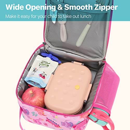Bagseri Kids Lunch Bag for Girls - Insulated Kids Lunch Box for School — view 4