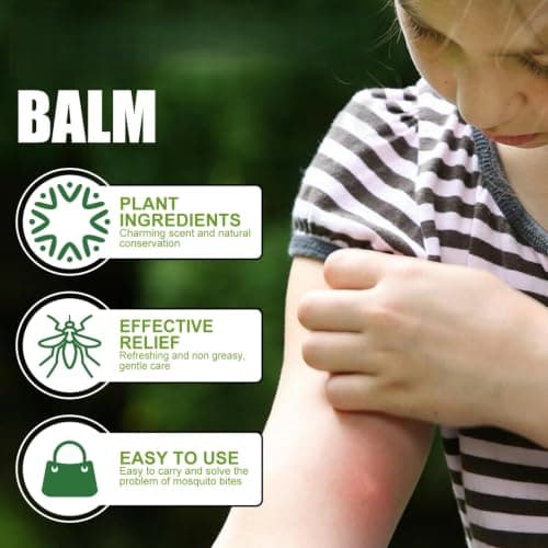 Purple Grass Insect Bite Re/lief Stick,Bite Cream for Mosquito,Outdoor Use — view 3