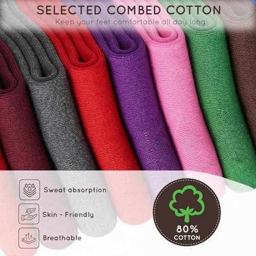 Mysocks Finest Cotton Dress Socks for Men Women - Super Soft Breathable Plain Turquoise Crew Socks for Business Casual Looks Turquoise 7-11 — view 6