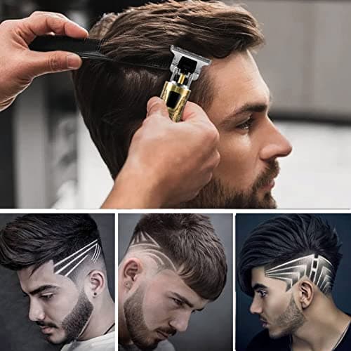 Hair Clippers Men Professional Beard Trimmer, Electric Self Hair Clippers — view 6