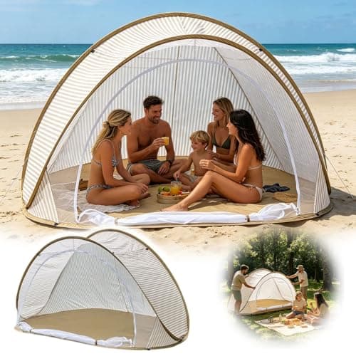 Pop Up Beach Tent with UPF 50+ UV Protection Portable Lightweight Sun Shelter for Infants Toddlers, Instant Automatic Pop-Up Shade Canopy for Outdoor Camping, Park, Garden, Picnic