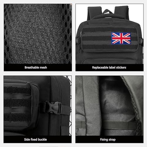 Lesbyit 36L Waterproof Hiking Backpack Tactical Military Backpack — view 6
