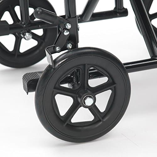 Drive Devilbiss Silver Sport Wheelchair Folding Travel Chair Transit Wheel Chair Mobility Aid Transport — view 6