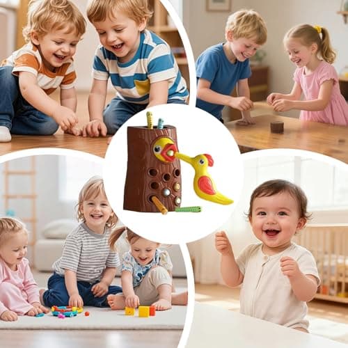 Genérico Bird Feeding Toy Magnetic Educational Game — view 4