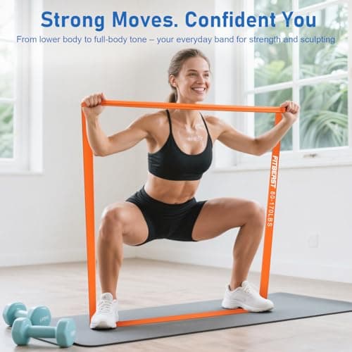 FitBeast Resistance Bands Set, Exercise & Pull Up Bands with Gloves & Door Anchor for Strength Training, Home Workouts — view 4
