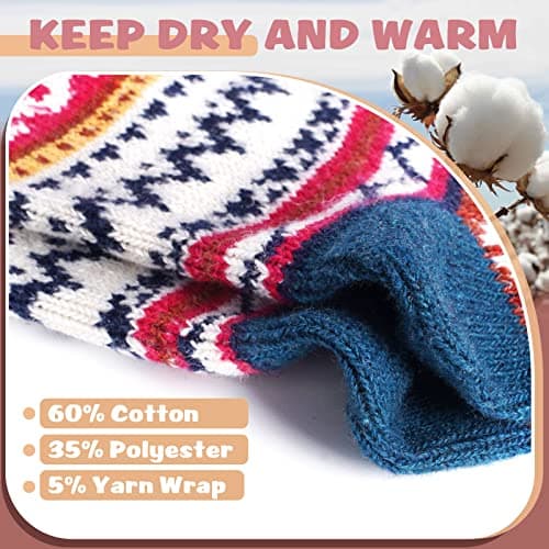 Thermal Winter Socks for Women - Warm Cozy Gift for Mom, Wife, Grandma, Sister - 4-7 Stocking Fillers and Christmas Presents — view 6
