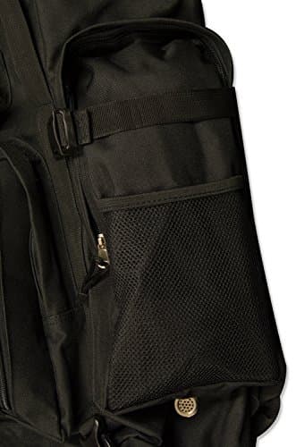 Andes Black Ramada 120L Extra Large Hiking Camping Backpack/Rucksack Luggage Bag — view 3