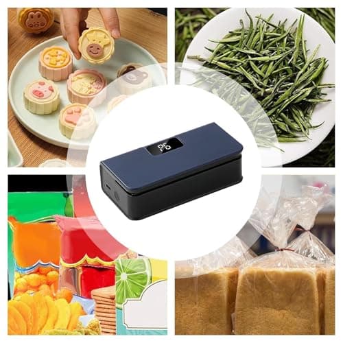 Magnetic Bag Sealing Machine - 6 Level Food Package Resealed Closer, LED Display Portable Heat, Compact Snack Storage Sealings Tool | Bag Sealing Device For Chips Sandwich Fridge Travel — view 6
