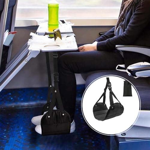 Foot Hammock for Flight, Travel Foot Rest, Long Haul Flight Essentials — view 4