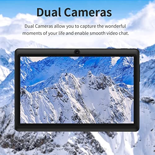 PRITOM 7 inch Tablets Android 13,32 GB, (Expandable 128GB),3500 Mah, Tablet PC, Bluetooth,Dual Camera,WiFi, Portable Tablet PC with Black Case — view 3