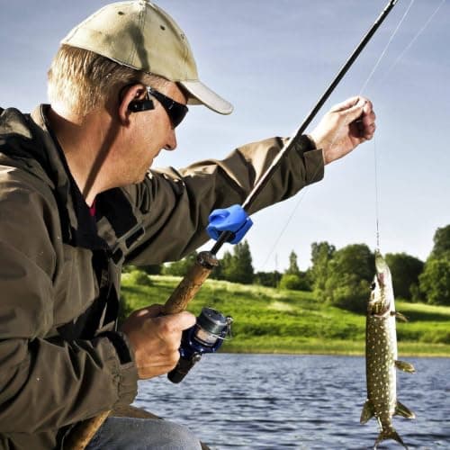 Fishing Rod Clip - Reusable Holder Pack | 6 Piece Anti-Slip ABS — view 2