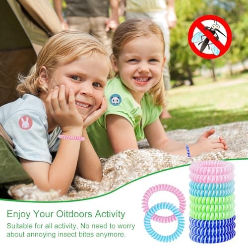 ORUZA Mosquito Repellent Bracelet, Mosquito Bands12 Pack — view 4