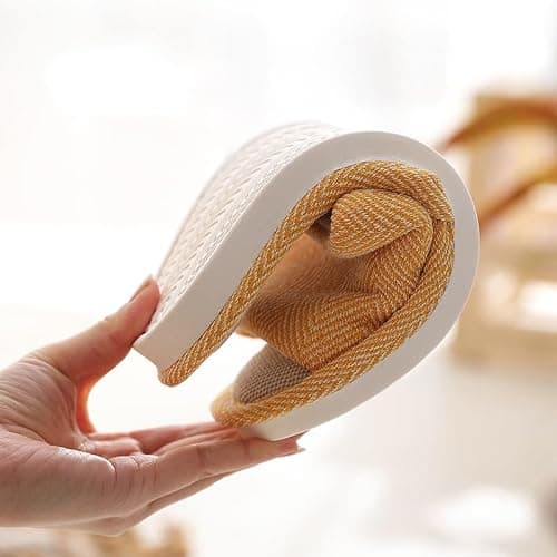JIJIe Slippers Linen Indoor Slippers for Men and Women, Anti-Slip Summer Slippers (Brown EU44/45 UK9/10 — view 5