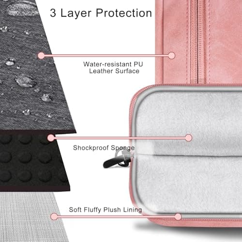 Alfheim 15-15.6 Inch Waterproof PU Leather Laptop Bag — view 6