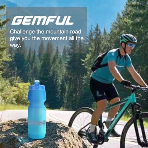 GEMFUL Leak-Proof Bike Bottle 750ml, BPA-Free Sport Squeeze — view 2