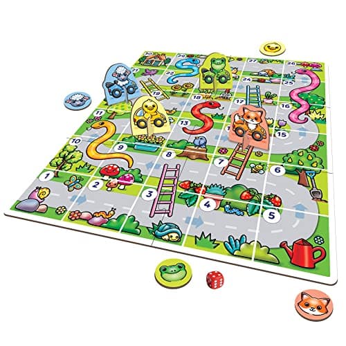 Orchard Toys My First Snakes & Ladders Family Board Game for Kids Age 3+ — view 3