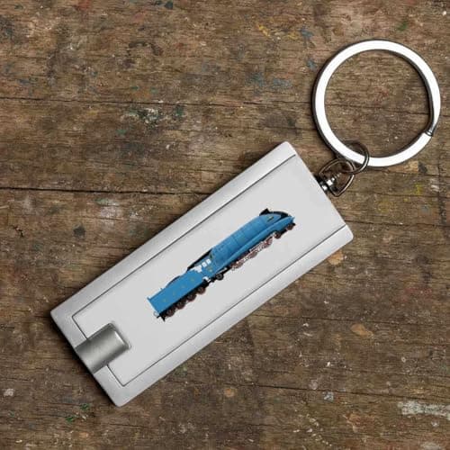 Azeeda 'Mallard Steam Train' LED Keyring Torch (KT00030948) — view 6