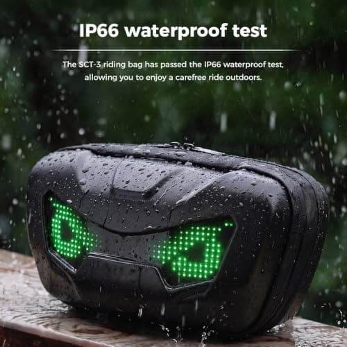NexRen ABS PC Scooter Front Pack with LED Panel and USB — view 5