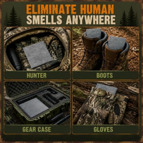 Qxcmuan Field Scent Absorber Pads Non-Woven Fabric Pocket-Sized — view 4