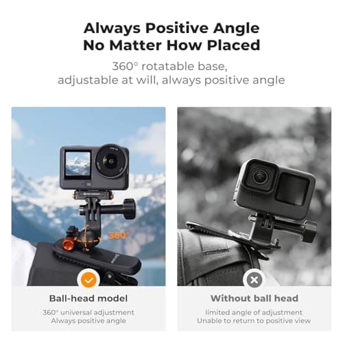 K&F CONCEPT Magnetic Backpack Clip Mount Sun Visor Holder for Action Camera — view 5