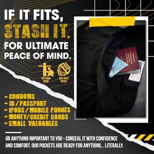 Smuggling Duds Boxer Brief Shorts - Anti Theft, Pickpocket Proof, Travel Pocket Underwear — view 4