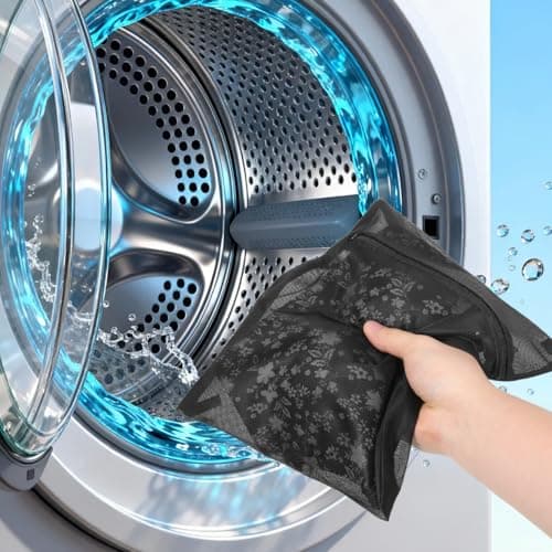 WOONEKY Mesh Laundry Bags Set Zipper Laundry Bags for Washing Machine Reusable Garment Bags for Delicates Underwear Socks and Small Items Large Medium Small and Extra sizes — view 3