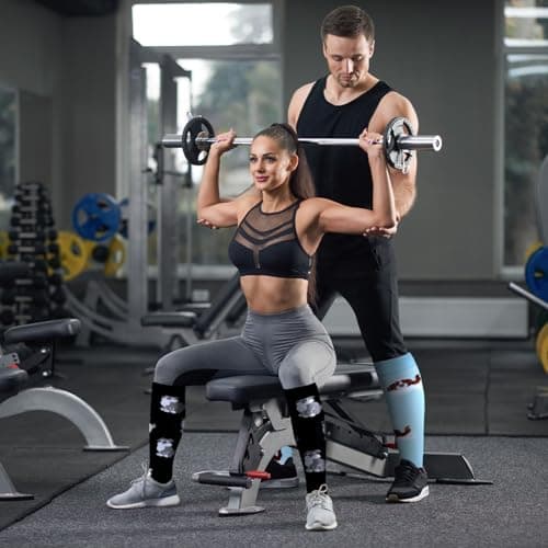LEOSTEP 3 Pairs Compression Socks for Women & Men, 15-25mmHg Support — view 5