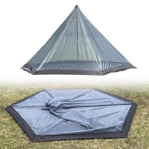 QuivyLivy Hexagonal Pyramid Tent, 285cm Diameter — view 2