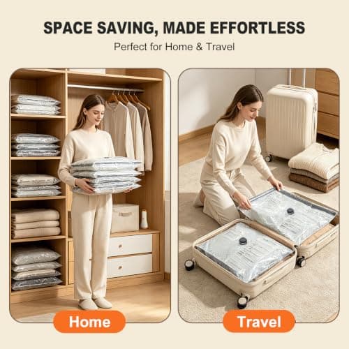 varkda Vacuum Storage Bags 15-Pack with Wireless Electric Pump — view 6