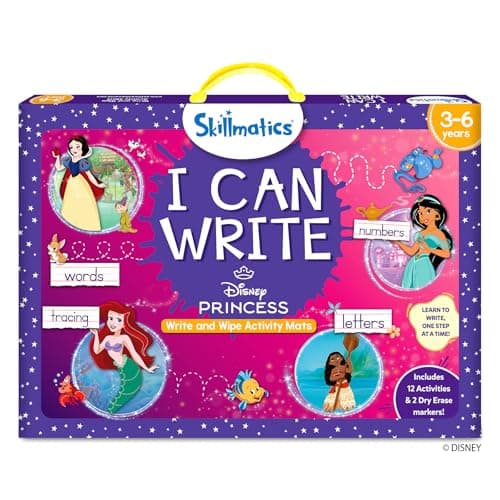 Skillmatics I Can Write – Disney Princess, Preschool Learning Activity Toy