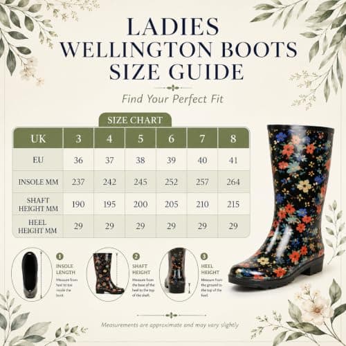 A2Z Ladies Waterproof PVC Rain Boots Stylish Mid Calf Slip On Wellies — view 5