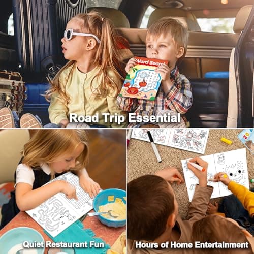 Elfew 20 Pack Small Activity Books for Kids Ages 3-5,4-12,Kids Party Favour — view 6