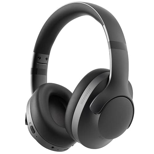 Rebocico Active Noise Cancelling Headphones Wireless Bluetooth for Office