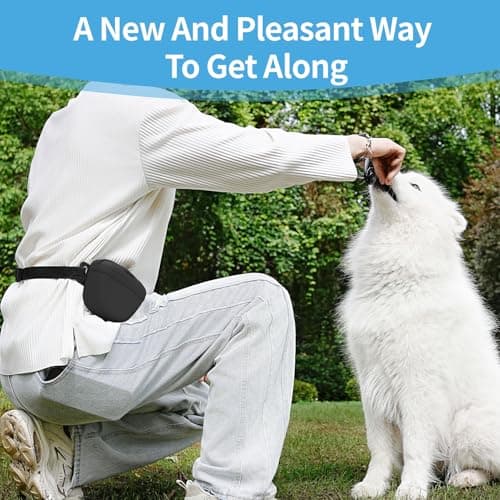 AUDWUD Upgraded Version of Silicone Treat Bag,Thicker and Stronger,Tighter Sealing;Comes with a Belt for Convenient Wearing;also Includes a Training Clicker for Easy Dog Training — view 6