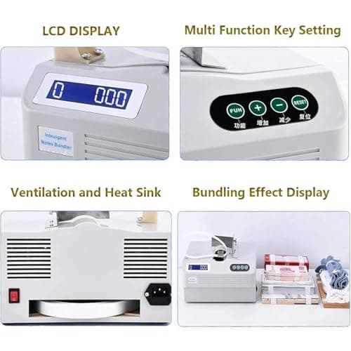 Banknote Baling Machine, Intelligent Currency Strapping Tool, Automatic Bundling System for Money Packing, Compact Design for Efficient Bundle Management — view 5