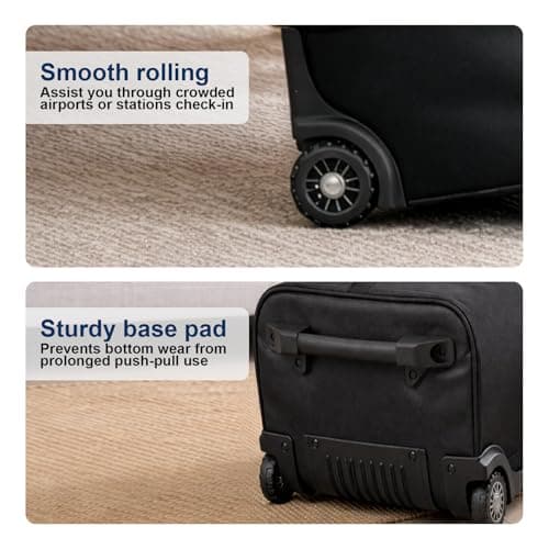 EVERGOODS Golf Travel Bags for Airlines with Reinforced Wheels and Hard — view 6