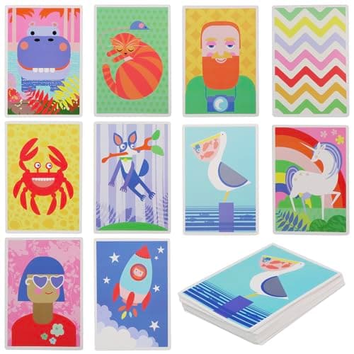 D.A.Y. Republic 36 Jumbo Snap Playing cards, Cute Design Styles, Matching Pairs Game, Great Memory Boosting Activity and Ideal Screen Free Fun, Also Perfect Size for Travel — view 4