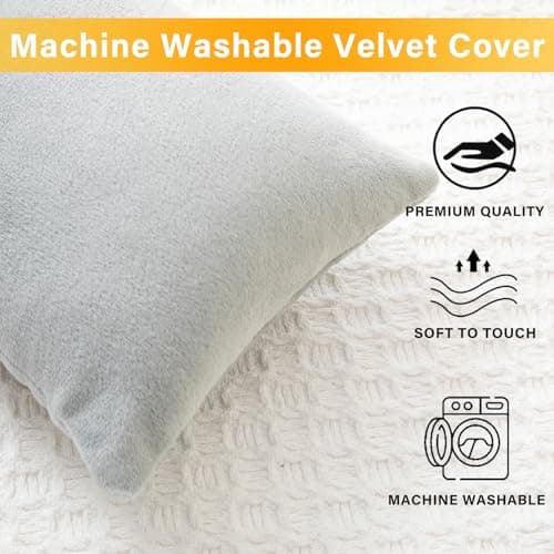 1 MIDDLE ONE 2 Pack Small Pillow, Memory Foam Mini Pillow 11 X 7 Inches for Travel, Sleeping, Nap and Neck, Knee, Lumbar Support, Tiny Cushion for Pet, Dogs (Grey) — view 4