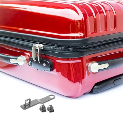 DEARMAMY 2 Sets Zipper Repair Kit Featuring Zinc Alloy Pulls and Versatile Functionality for Black Luggage Suitable for Long-Distance Travel with Brushed Finish — view 6