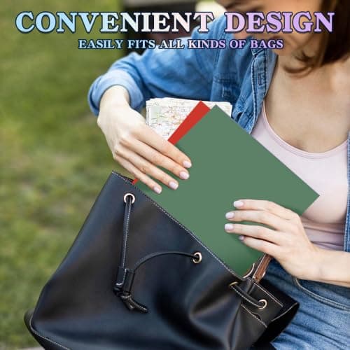 8 Packs Pocket File Folders,Assorted Color Two Pockets File Folder — view 2