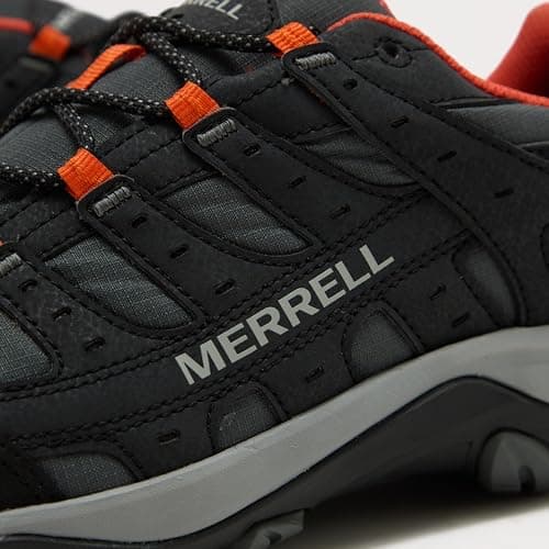 Merrell Men's Accentor Sport 4 Gore-TEX Walking Shoe, Waterproof, Suede and Mesh Upper, EVA Midsole, Rubber Outsole (Black/Red, UK Footwear Size System, Adult, Men, Numeric, Medium, 9) — view 5