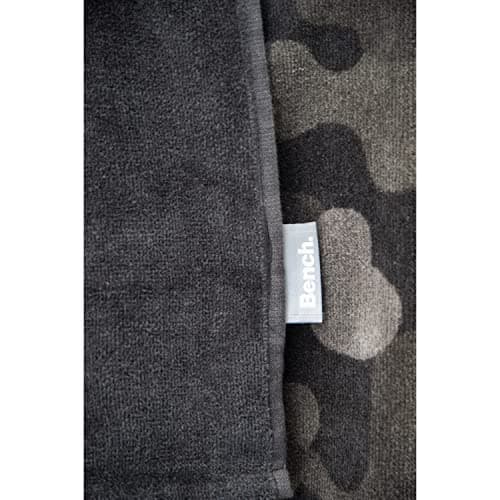 Herding Bench Nature Inspired Beach and Sauna Towel, 80 x 180 cm, 100% Cotton, Velour, with Hanger, Colour: Grey camouflage pattern, item no.: 6112608537 — view 3