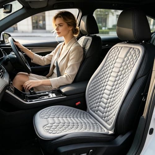 Cooling Car-Seat Cushion, Breathable Car-Seat Pad, Cooling-Seat Cover — view 2