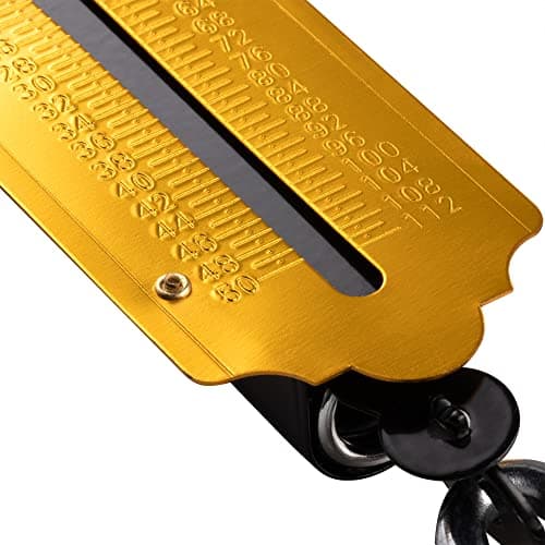 Jazooli Hanging Weight Scale - Commercial, Luggage Scale, Suitcase Weighing Scales with Metric and Imperial Measurements -Heavy Duty Design Camping & Travel Essentials 50 KG — view 6