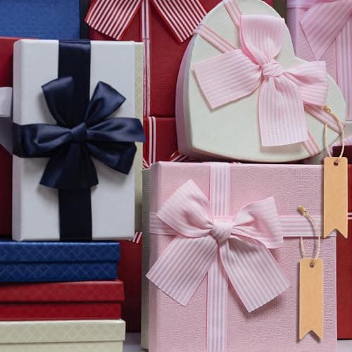 SULIKJHUI 200 Pcs Gift Tags with String, Small Gift Tags 7x2cm — view 4