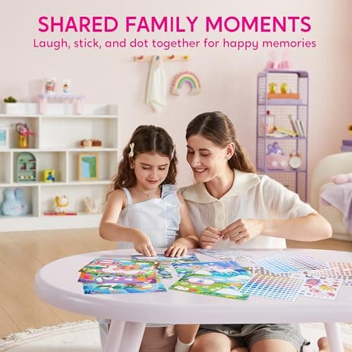 Klever Kits Princess Dot Art Kit for Kids, No Mess Sticker for Toddlers 3-7, Art and Craft Kits, DIY Creative Activity, Travel Toy, Birthday Presents for Boys Girls — view 6